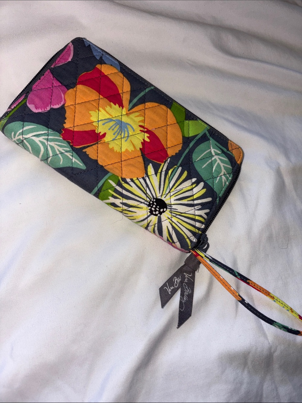 Vera Bradley Floral Quilted Wristlet Wallet - Multicolor
